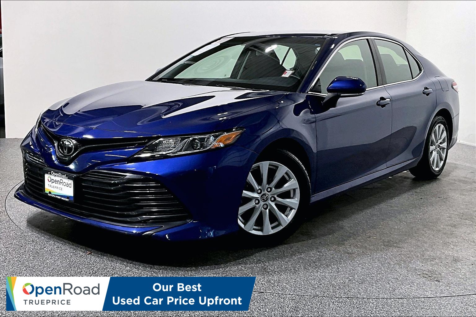 Blue Crush Met 2018 Toyota Camry Sedan Front-Wheel Drive Automatic