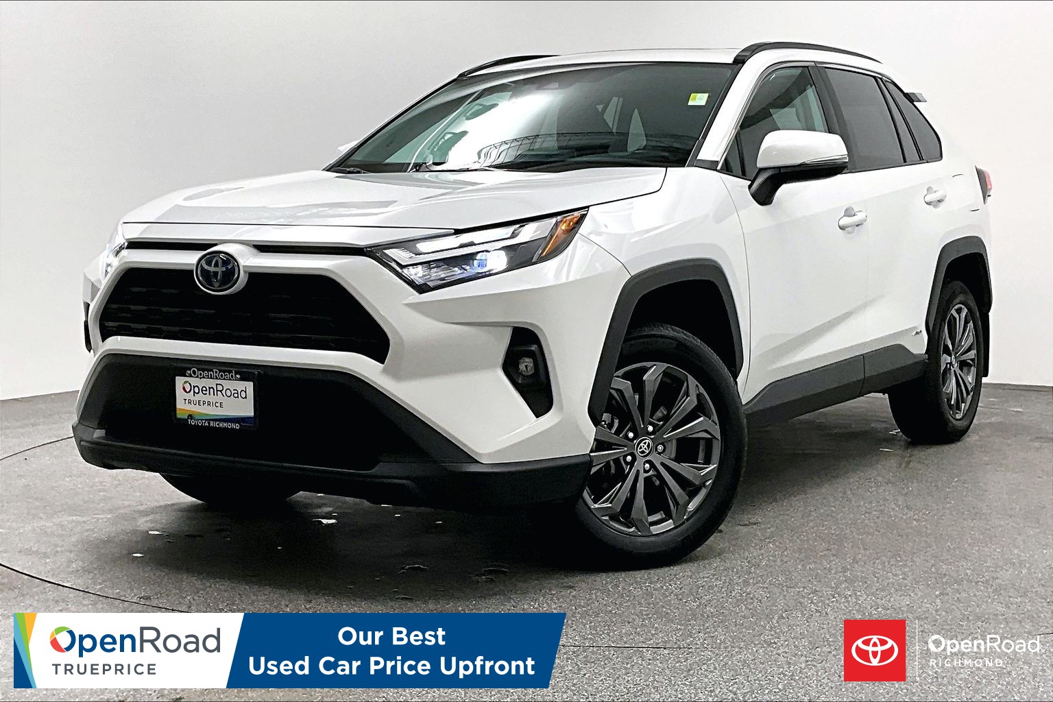 White (Wind Chill Pearl) 2023 Toyota RAV4 Hybrid XLE AWD SUV / Crossover All-Wheel Drive Automatic