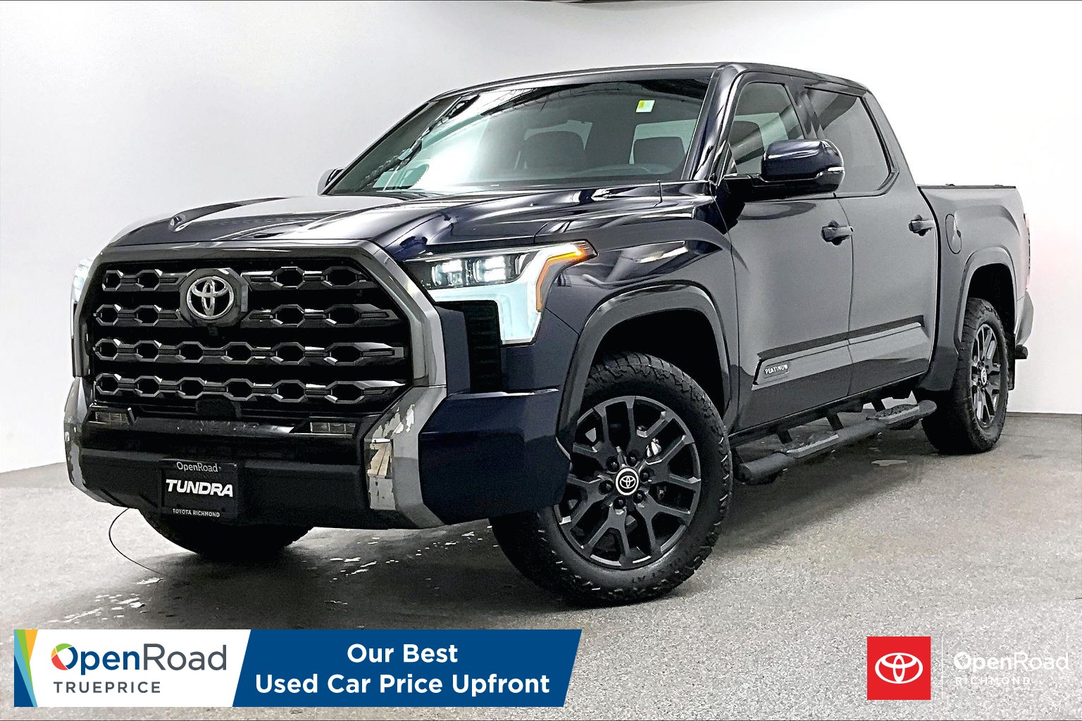 Blueprint 2024 Toyota Tundra Platinum CrewMax Cab 4WD Pickup Truck Four-Wheel Drive Automatic