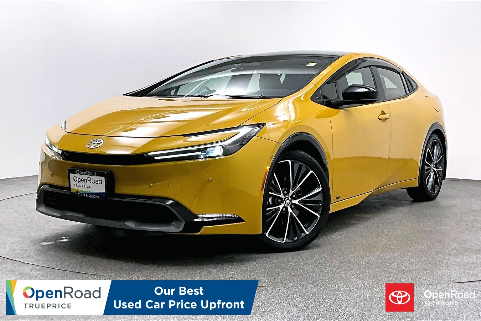 Maximum Yellow 2024 Toyota Prius Hatchback All-Wheel Drive Automatic