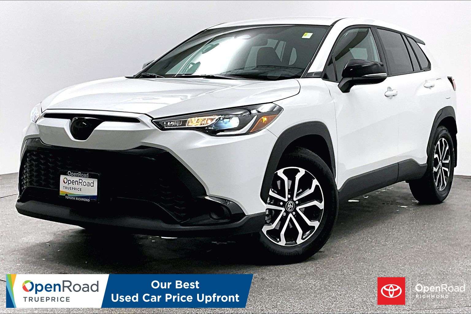 White (Wind Chill Pearl) 2025 Toyota Corolla Cross Hybrid SUV / Crossover All-Wheel Drive Automatic