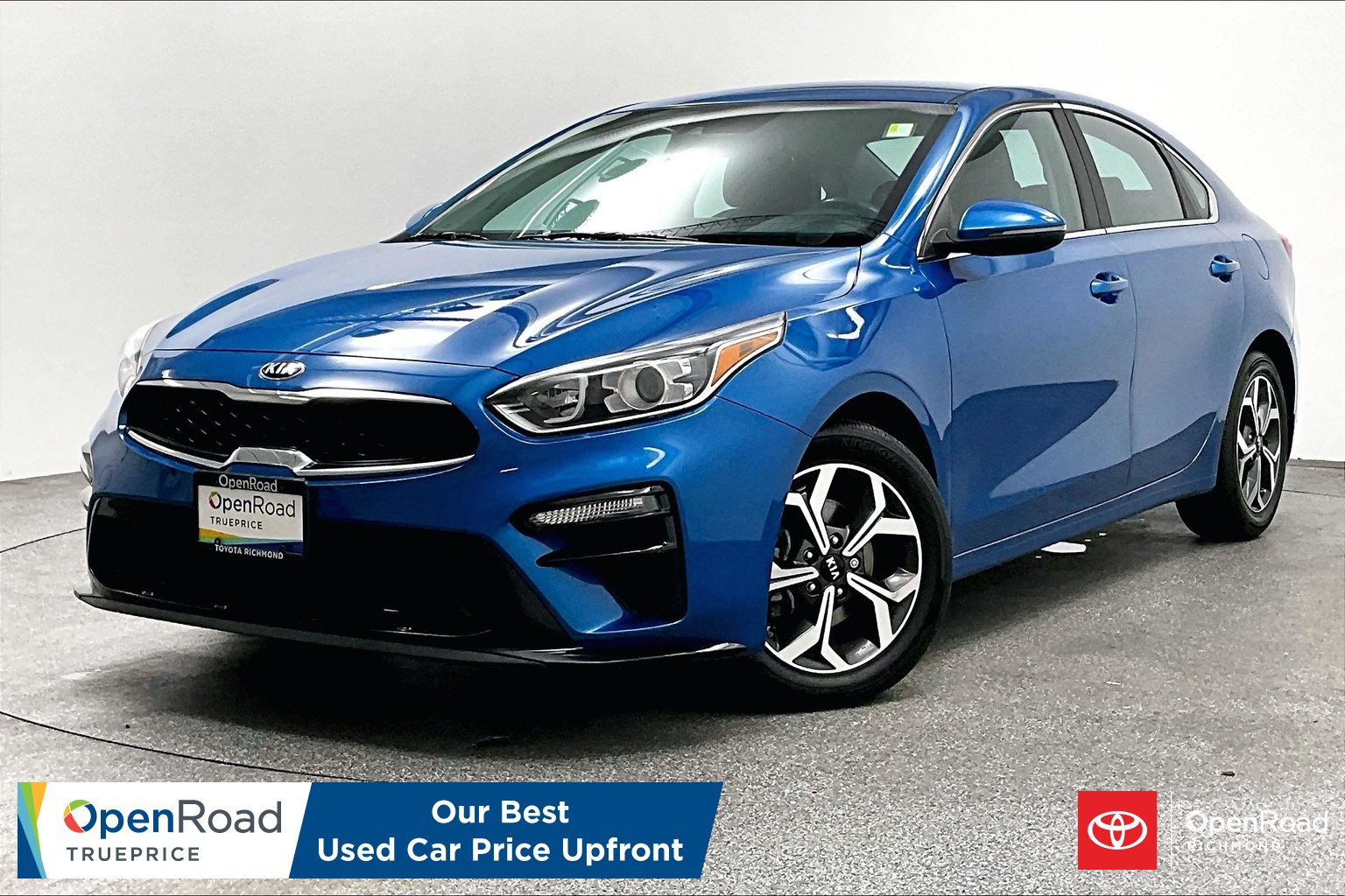 Blue 2021 Kia Forte Sedan Front-Wheel Drive Automatic