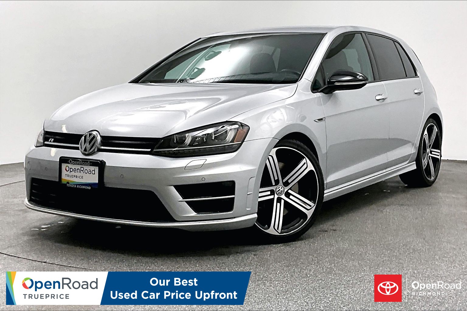 Silver 2017 Volkswagen Golf R Hatchback All-Wheel Drive Automatic
