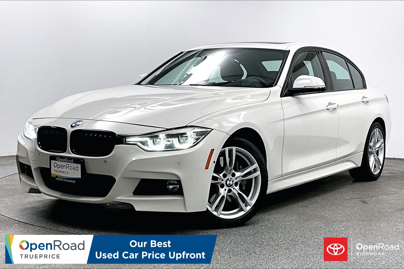 Alpine White 2018 BMW 3 Series Sedan All-Wheel Drive Automatic