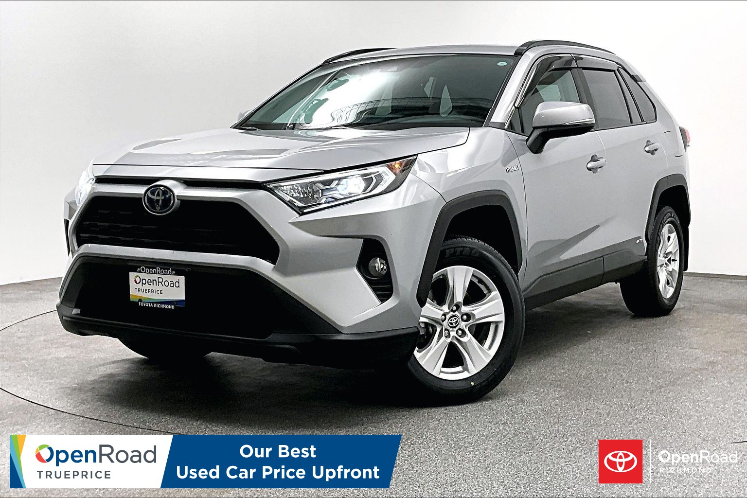 Silver Sky Met 2021 Toyota RAV4 Hybrid SUV / Crossover All-Wheel Drive Automatic