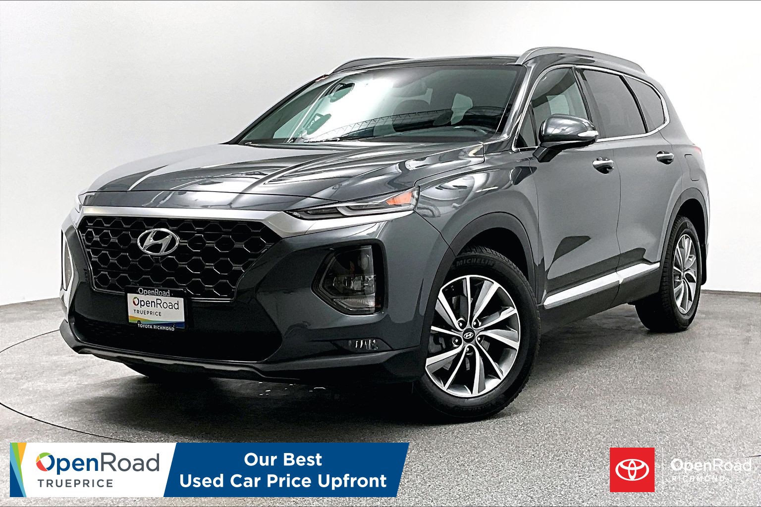 Gray (Machine Grey (MET)) 2019 Hyundai Santa Fe SUV / Crossover Automatic