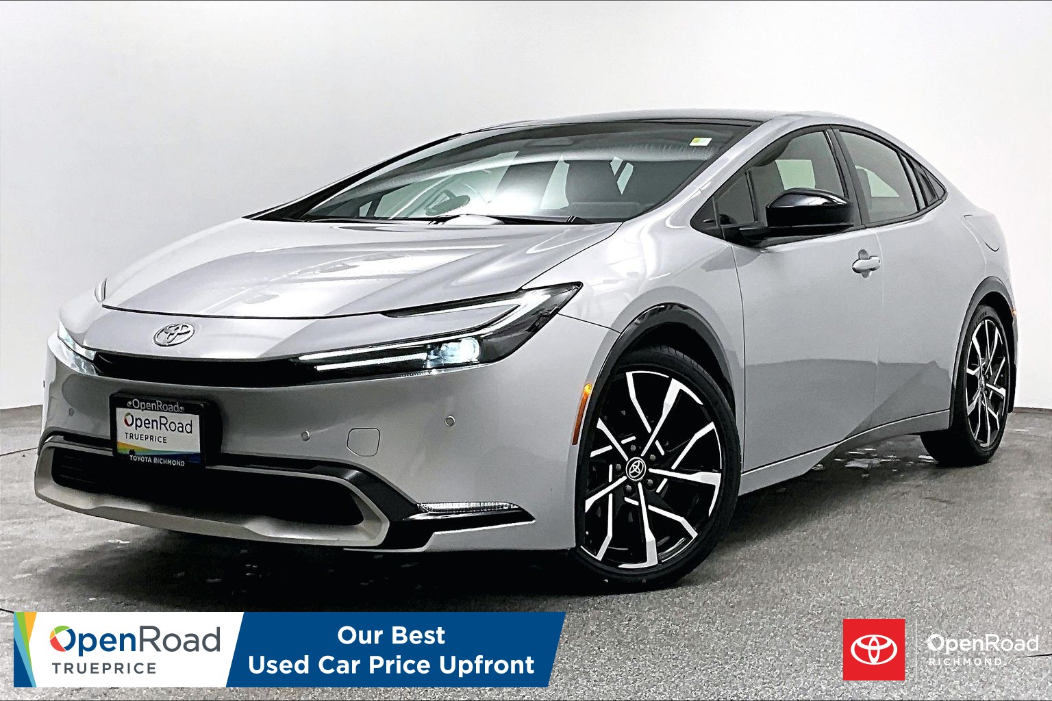 Cutting Edge Silver 2025 Toyota Prius Plug-In Hybrid Hatchback Front-Wheel Drive Automatic