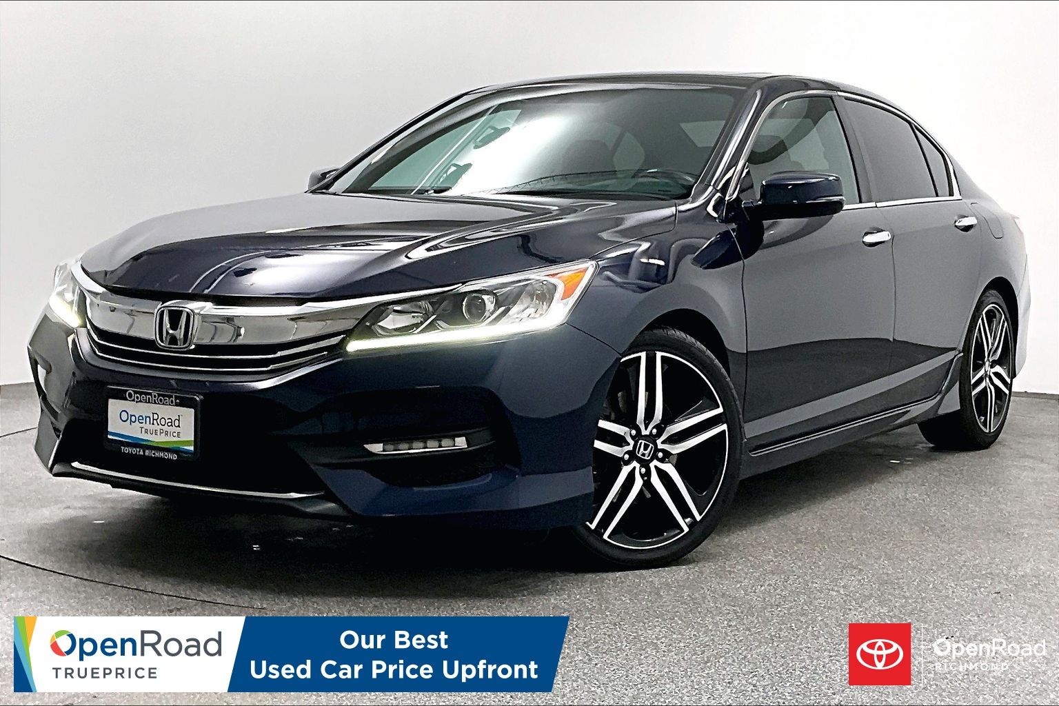 Blue 2017 Honda Accord Sedan Front-Wheel Drive Automatic