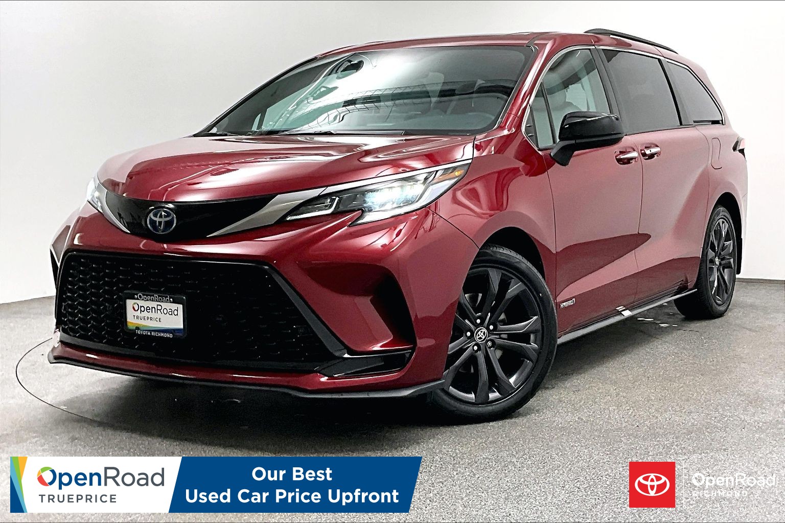 Red (Ruby Flare Pearl) 2021 Toyota Sienna Minivan Front-Wheel Drive Automatic
