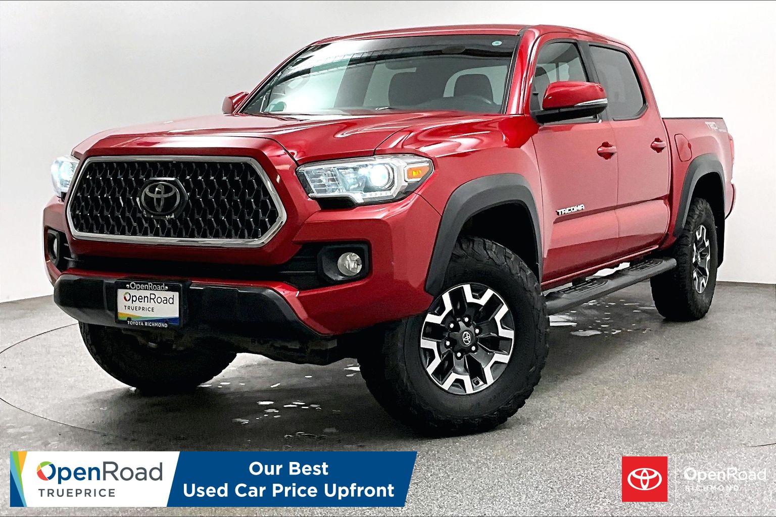 Barcelona Red Met 2018 Toyota Tacoma Pickup Truck Four-Wheel Drive Automatic