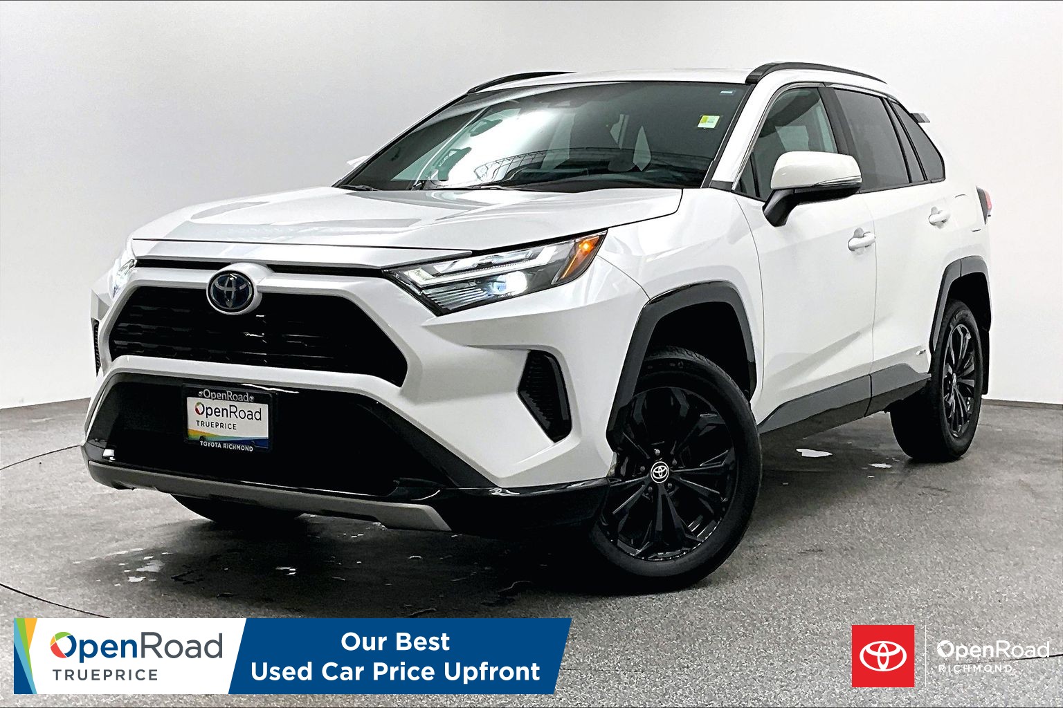 White (Wind Chill Pearl) 2024 Toyota RAV4 Hybrid SUV / Crossover All-Wheel Drive Automatic