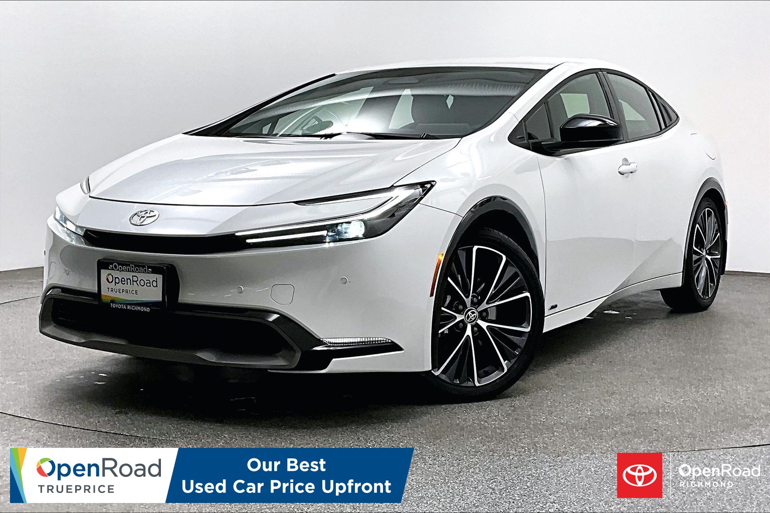White (Wind Chill Pearl) 2024 Toyota Prius Hatchback All-Wheel Drive Automatic