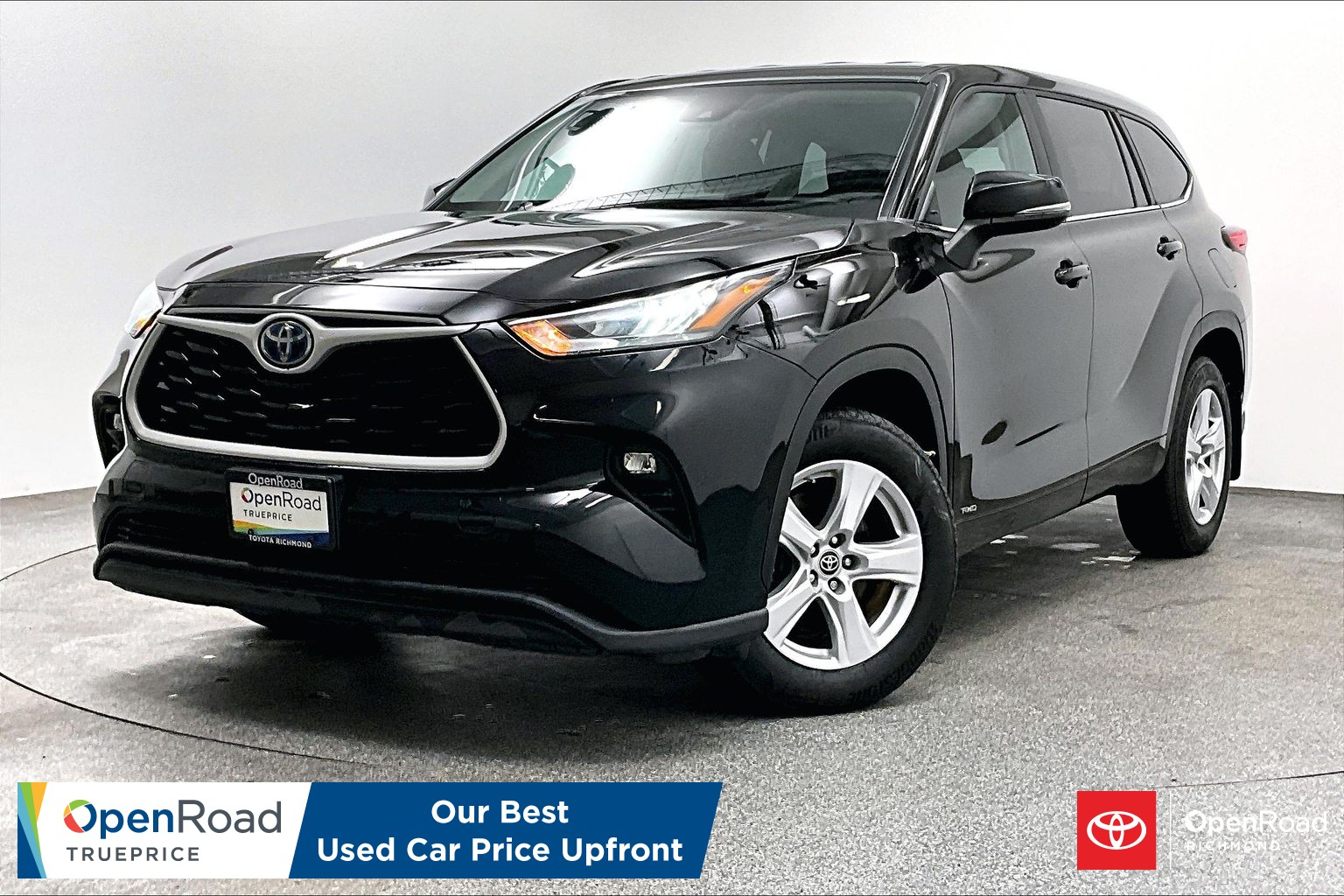 Midnight Black (Met) 2023 Toyota Highlander Hybrid SUV / Crossover All-Wheel Drive Automatic