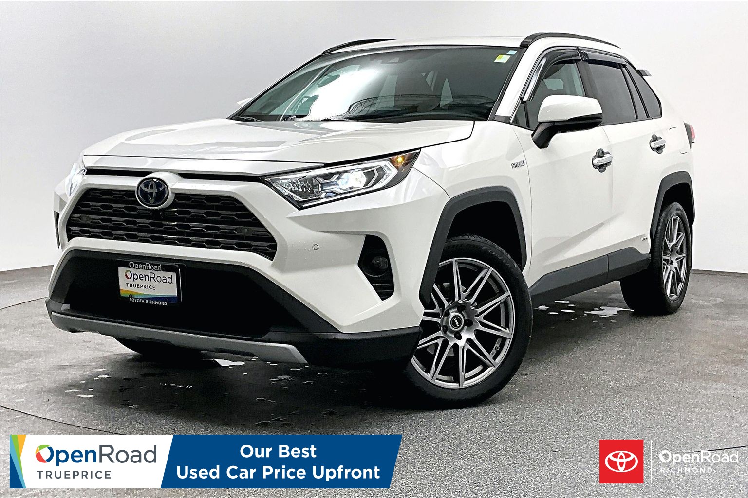 White (Blizzard Pearl) 2021 Toyota RAV4 Hybrid SUV / Crossover All-Wheel Drive Automatic
