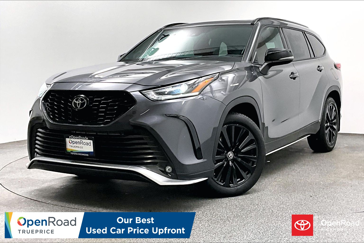 Gray (Magnetic Grey Metallic) 2024 Toyota Highlander SUV / Crossover All-Wheel Drive Automatic