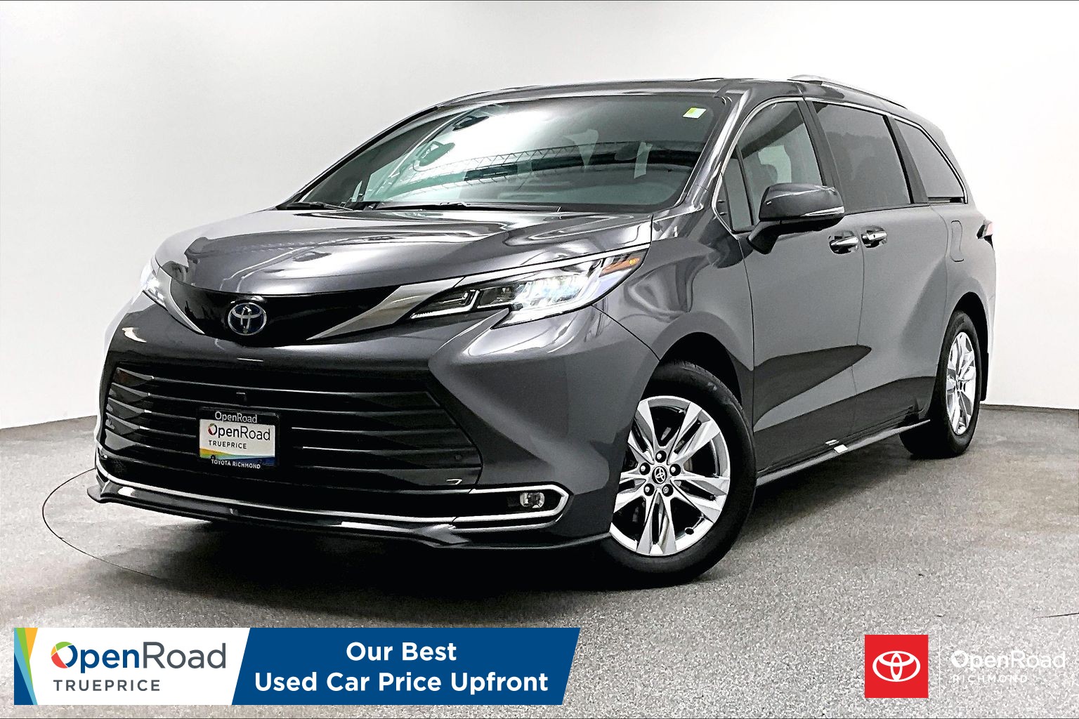 Gray (Magnetic Grey Metallic) 2025 Toyota Sienna Minivan All-Wheel Drive Automatic