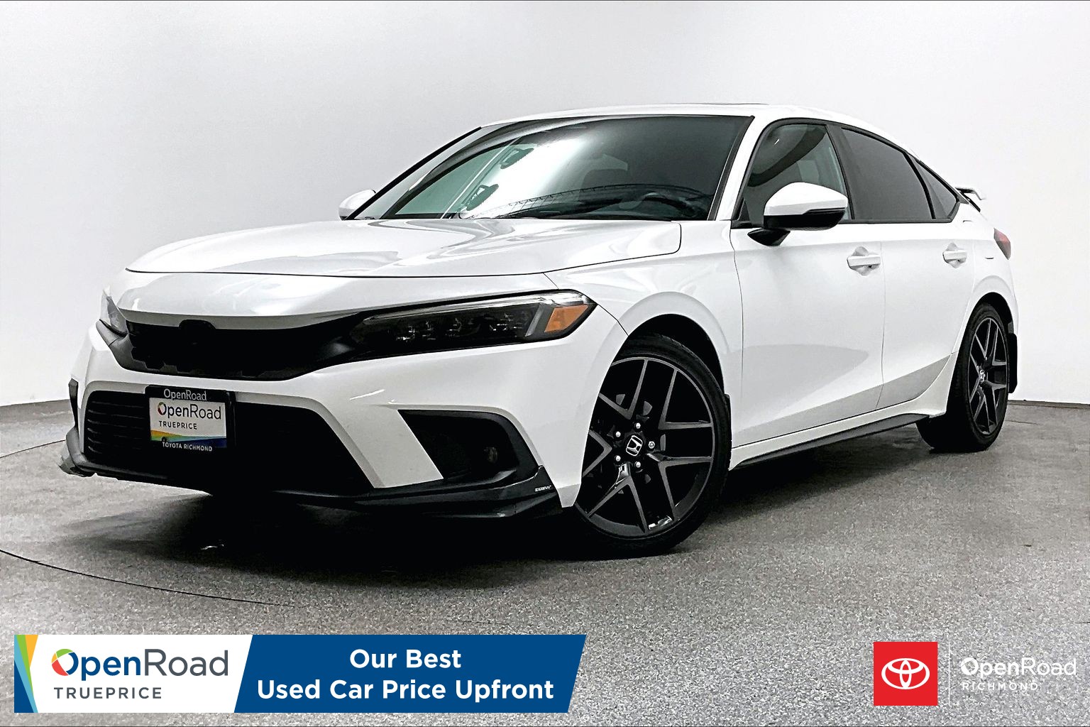 White 2023 Honda Civic Hatchback Hatchback Front-Wheel Drive Automatic