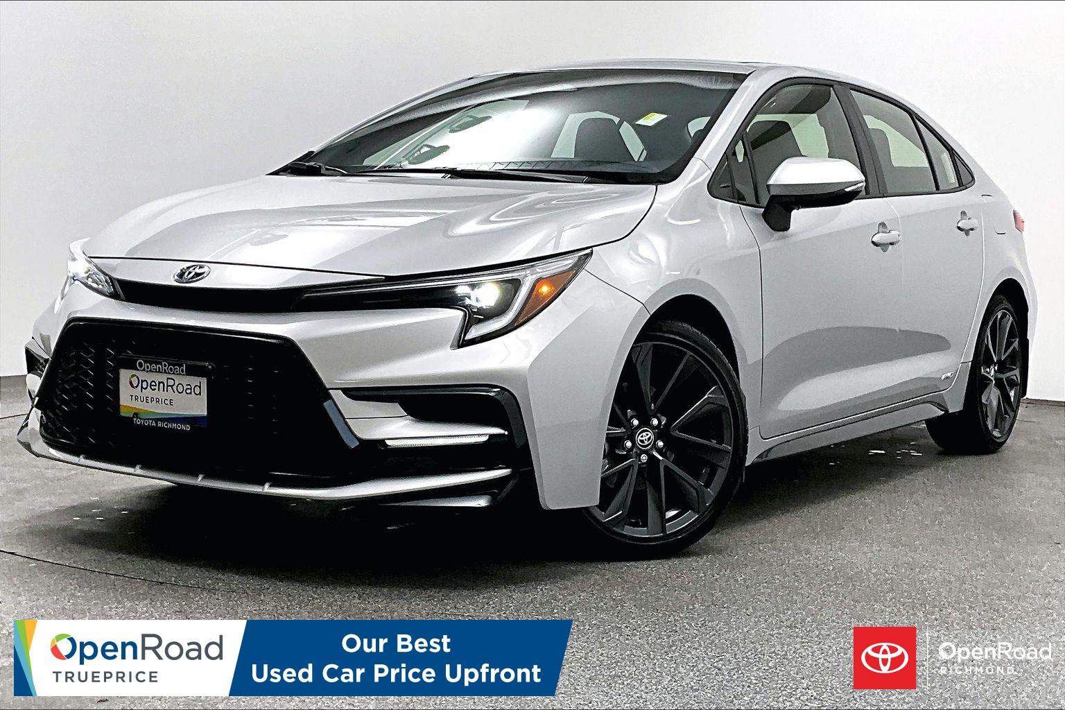 Classic Silver Metallic 2025 Toyota Corolla Hybrid Sedan All-Wheel Drive Automatic
