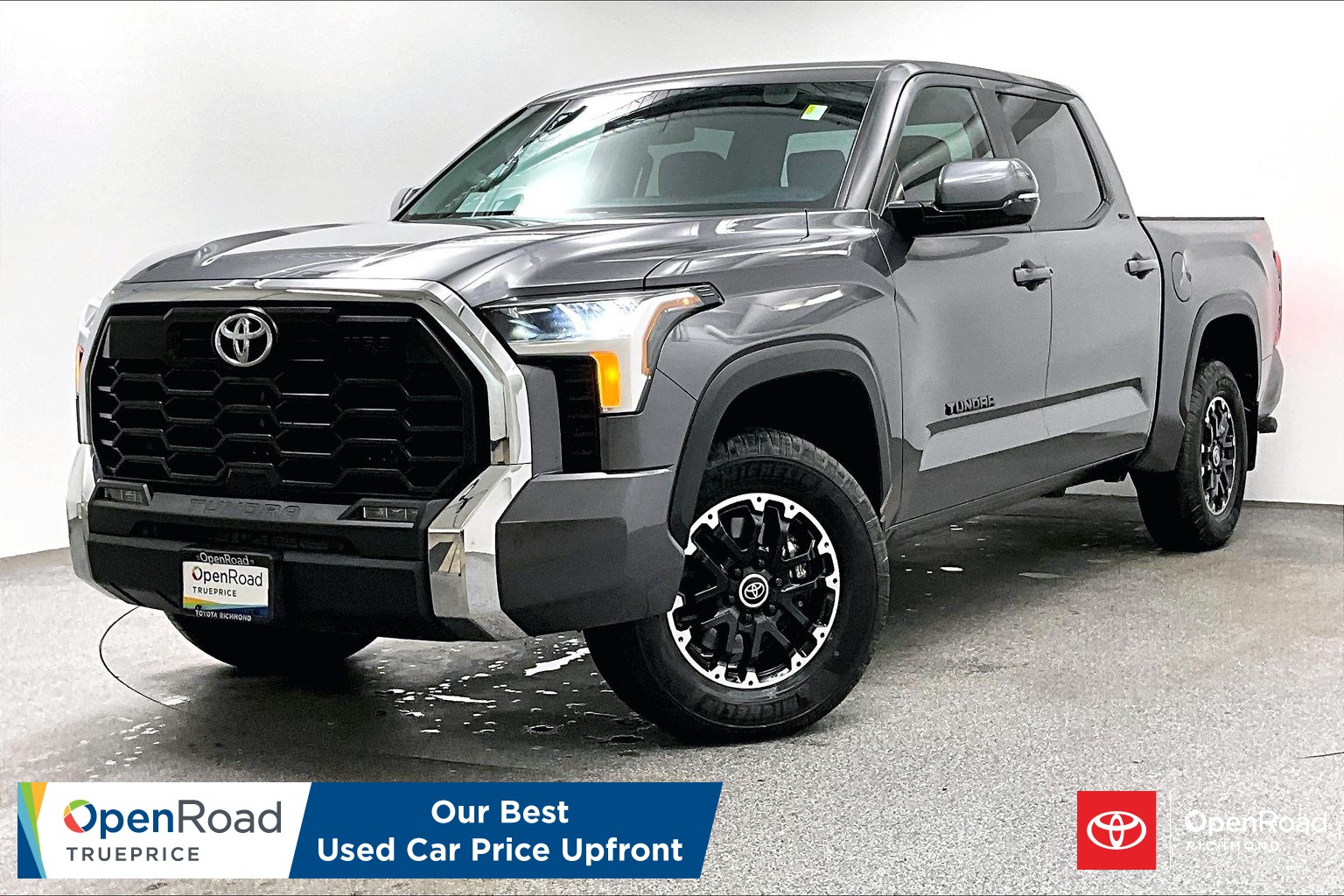Gray (Magnetic Grey Metallic) 2024 Toyota Tundra Pickup Truck Four-Wheel Drive Automatic