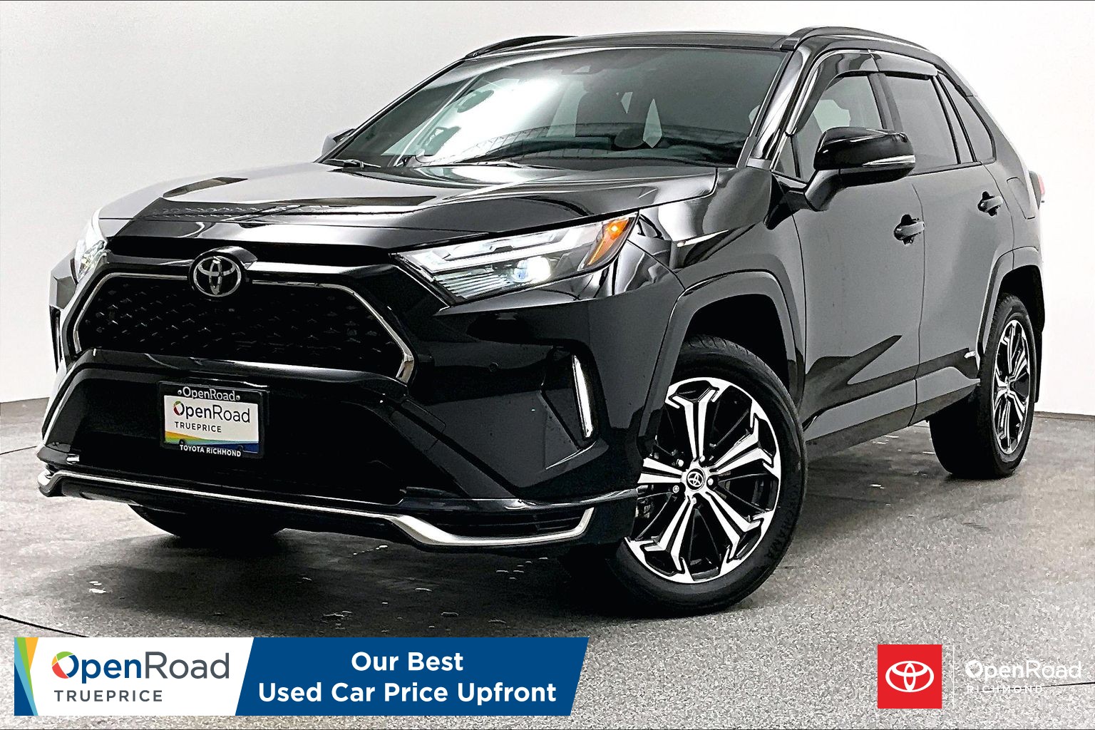 Midnight Black Metallic 2025 Toyota RAV4 Plug-in Hybrid SUV / Crossover All-Wheel Drive Automatic