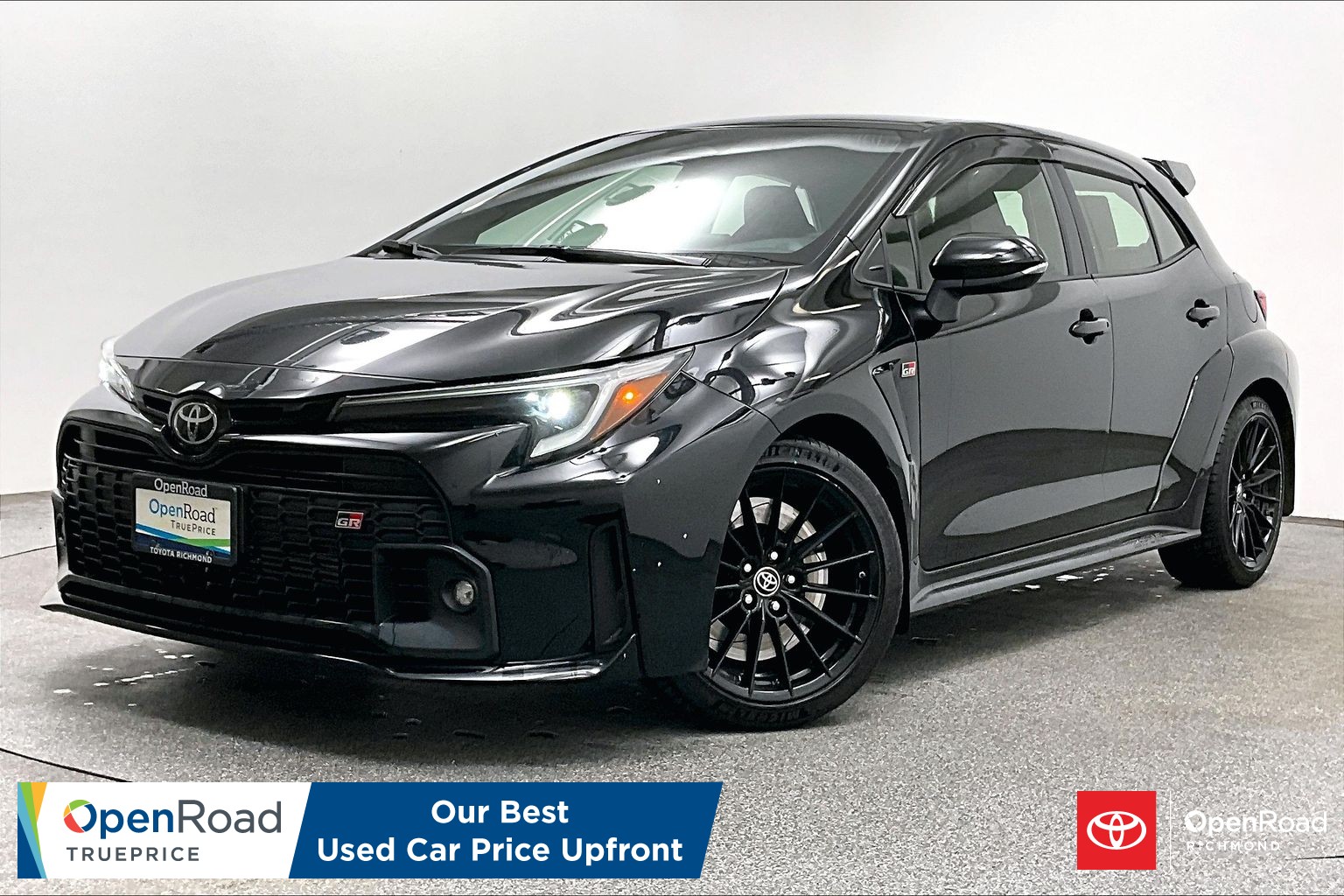 Black 2023 Toyota GR Corolla Hatchback All-Wheel Drive Manual