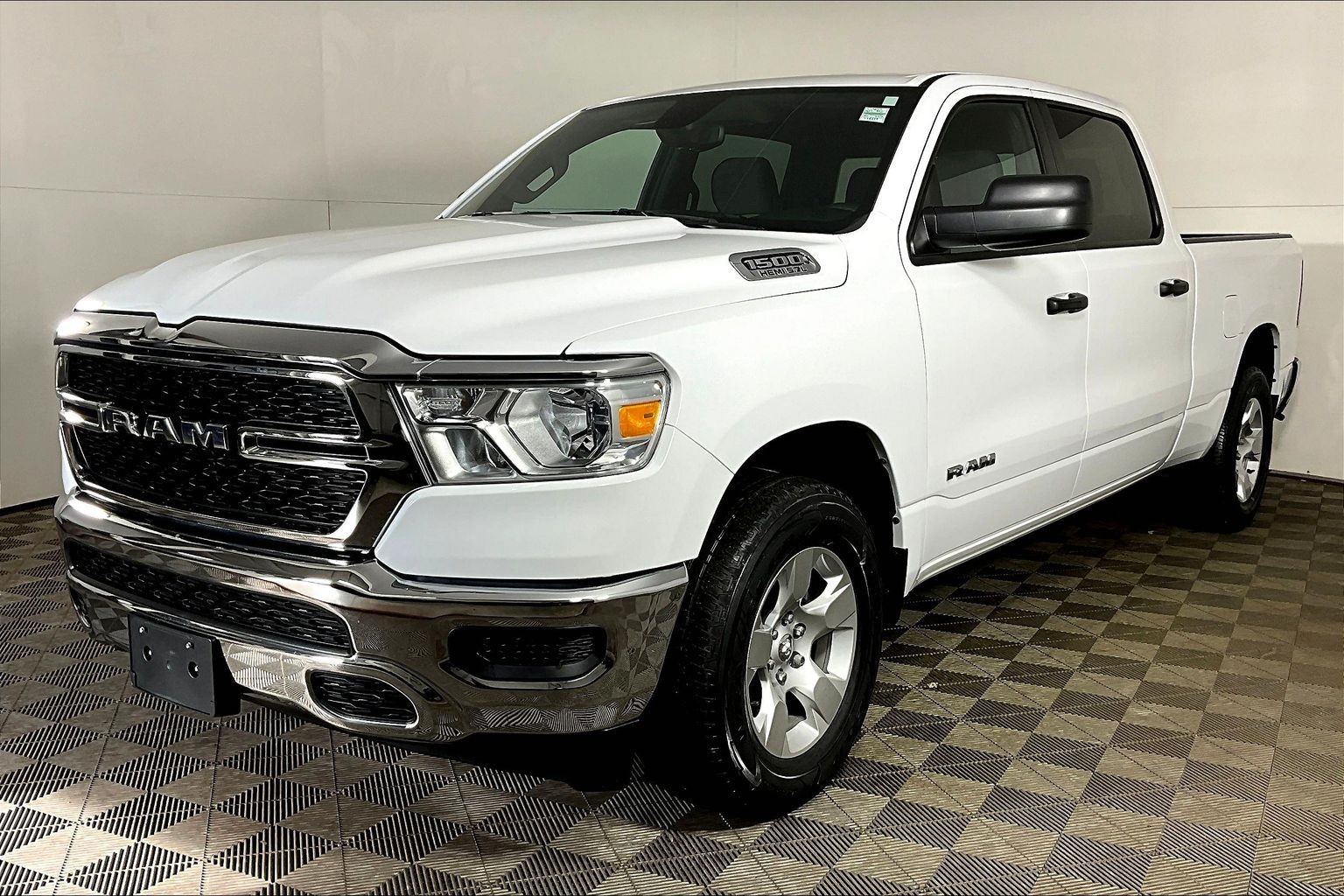 White 2022 RAM 1500 Pickup Truck Four-Wheel Drive Automatic