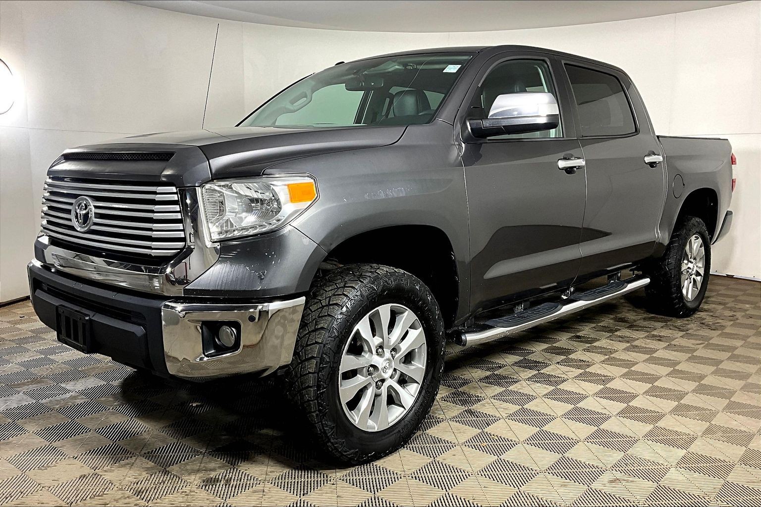 Gray 2014 Toyota Tundra Pickup Truck Four-Wheel Drive Automatic