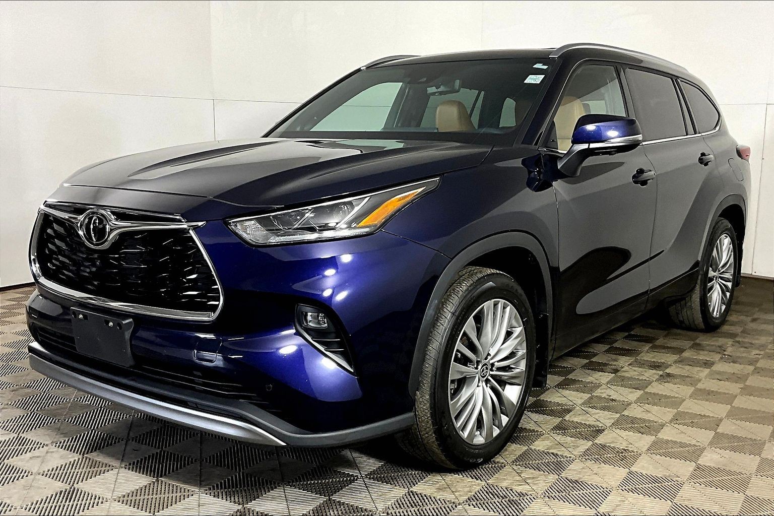 Blue 2023 Toyota Highlander SUV / Crossover All-Wheel Drive Automatic