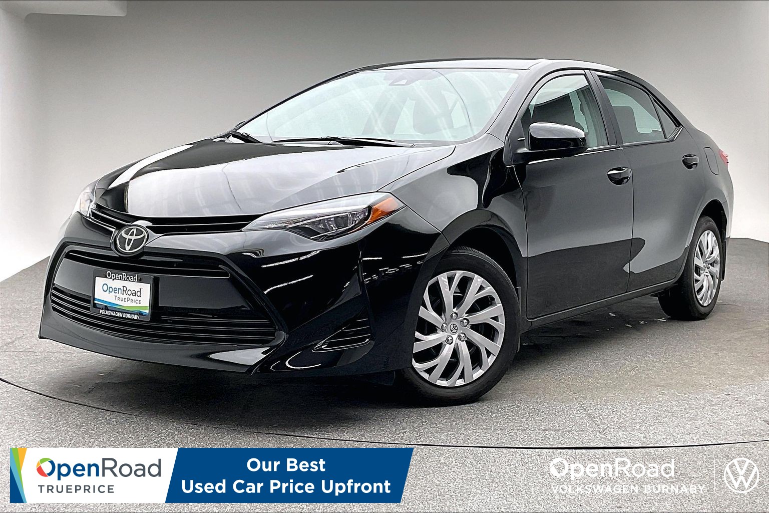 Black Sand Pearl 2018 Toyota Corolla Sedan Front-Wheel Drive Automatic