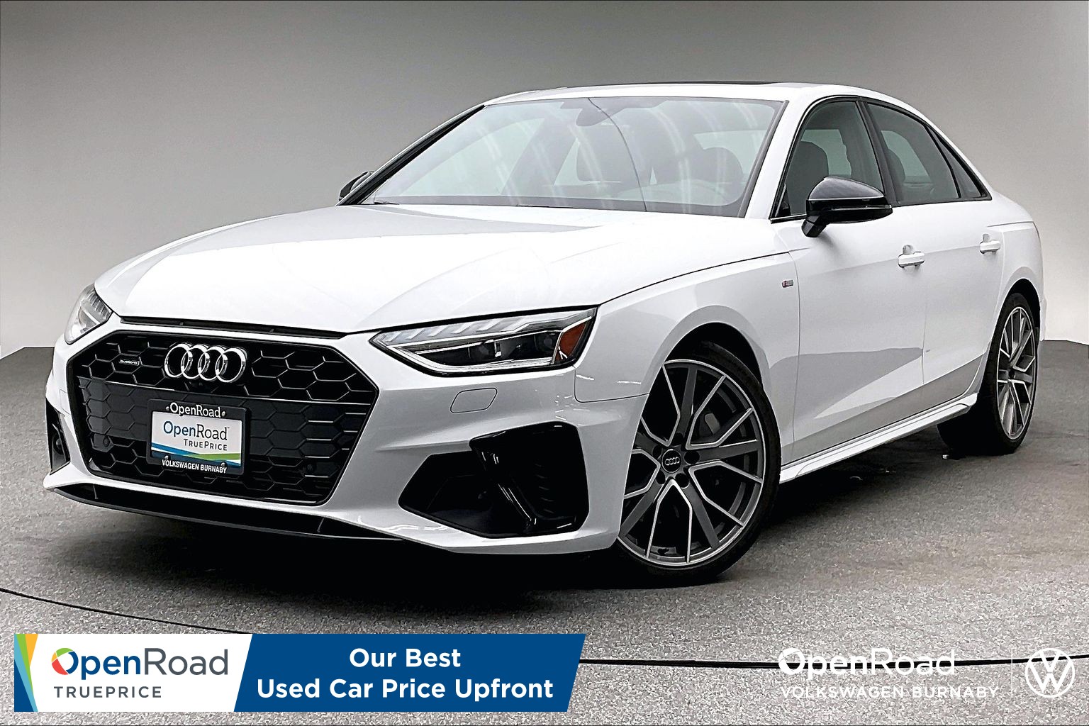 Ibis White 2020 Audi A4 Sedan Automatic