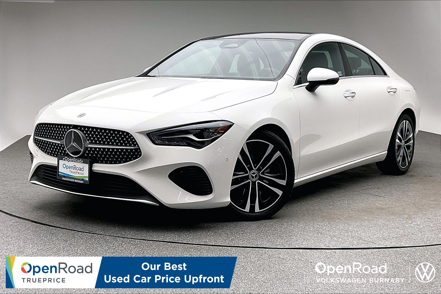 Polar White 2026 Mercedes-Benz CLA Coupe All-Wheel Drive Automatic