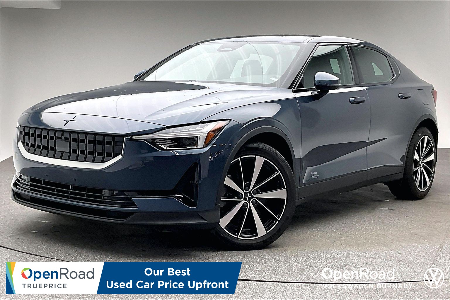 Midnight Paint 2022 Polestar 2 Sedan Front-Wheel Drive Automatic