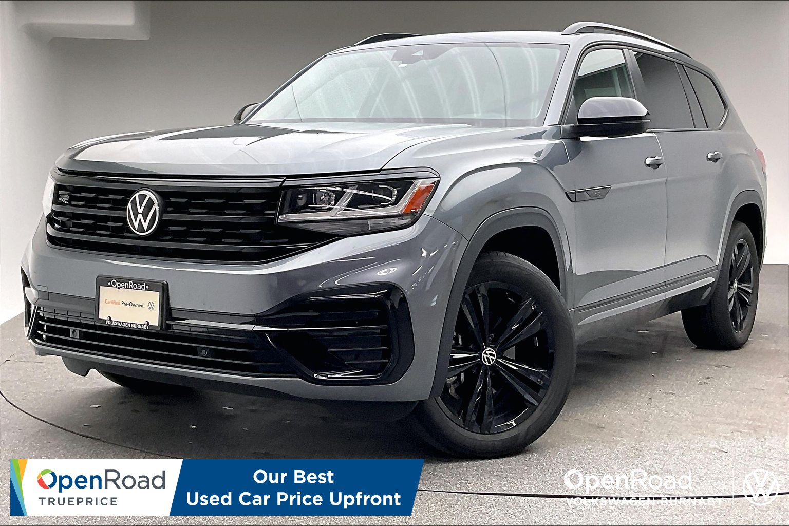 Gray (Platinum Grey Met) 2023 Volkswagen Atlas SUV / Crossover Automatic