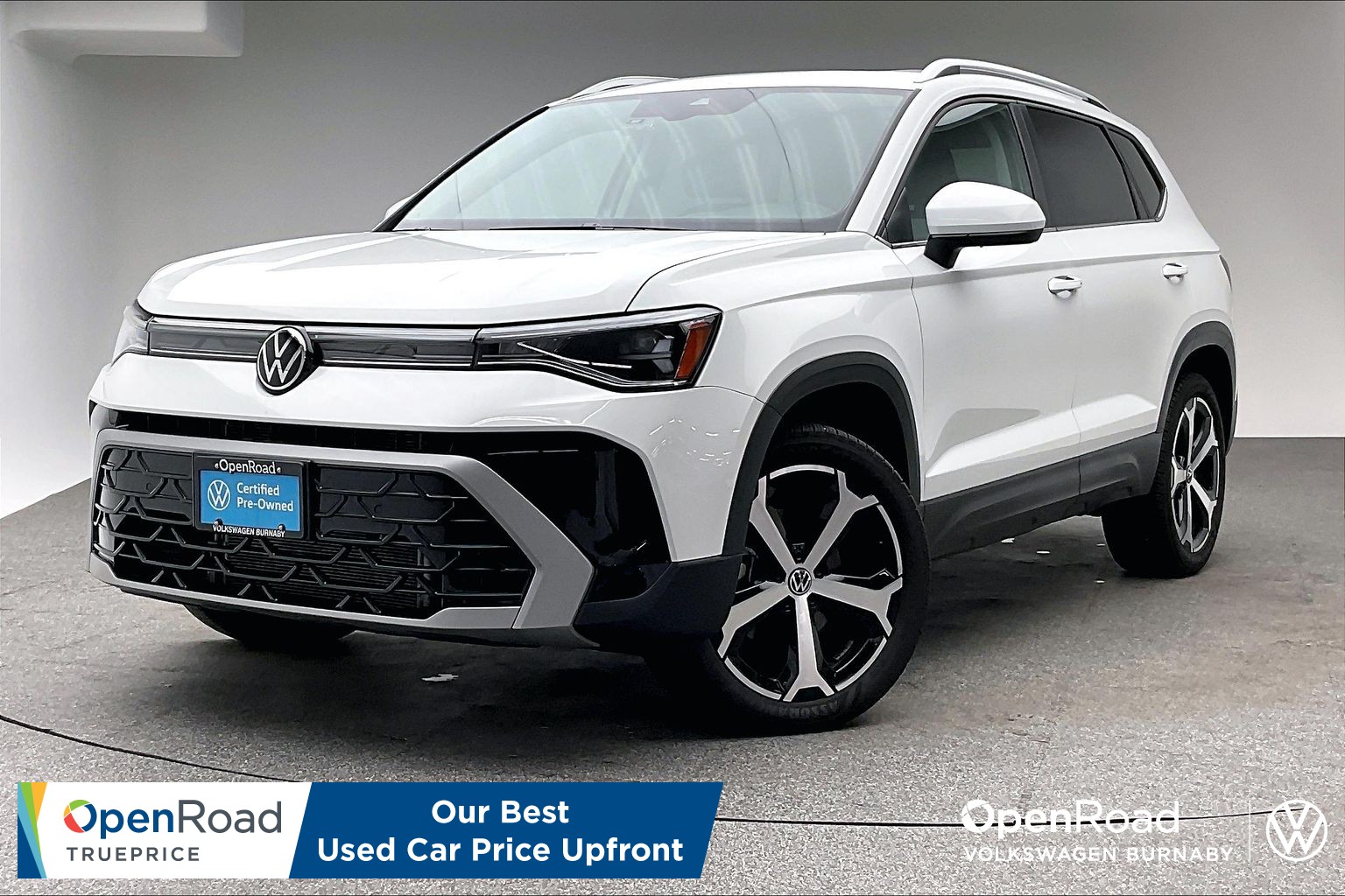 Pure White 2025 Volkswagen Taos SUV / Crossover  Automatic