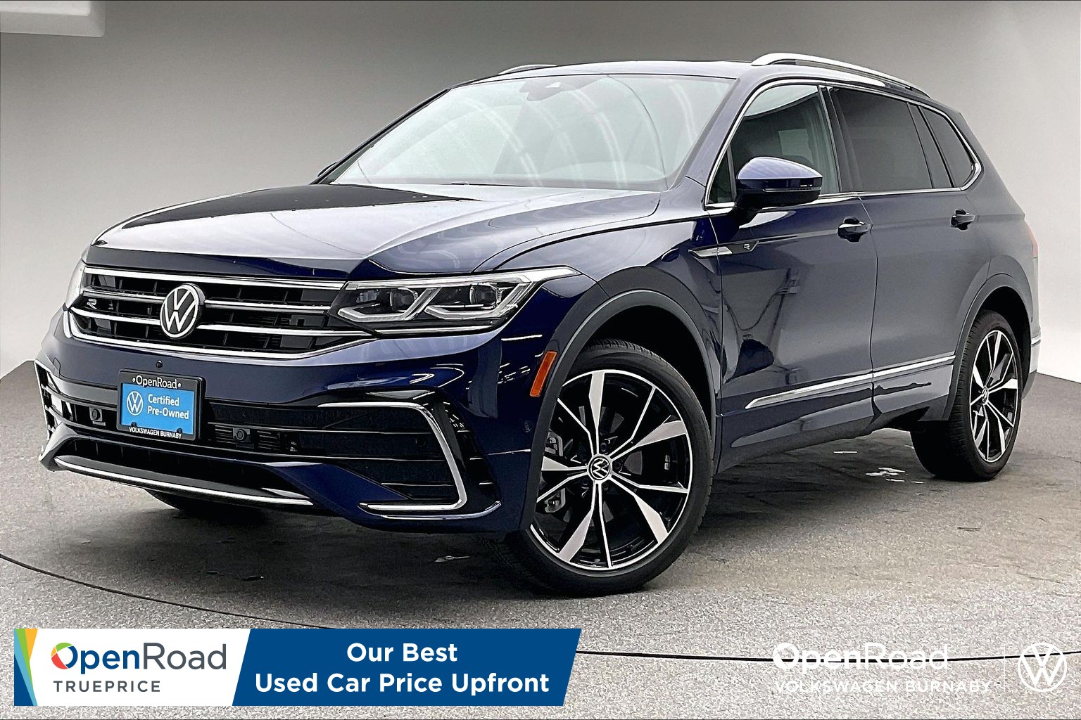 Atlantic Blue Met 2023 Volkswagen Tiguan SUV / Crossover All-Wheel Drive Automatic