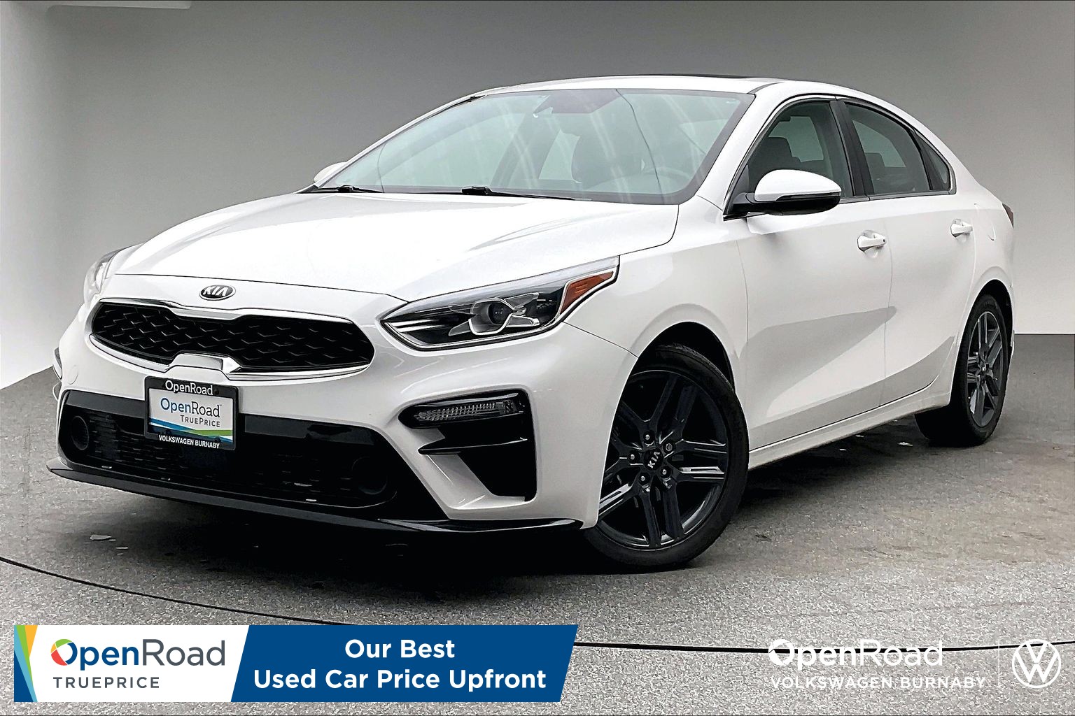 Snow White Pearl 2021 Kia Forte Sedan Front-Wheel Drive Automatic