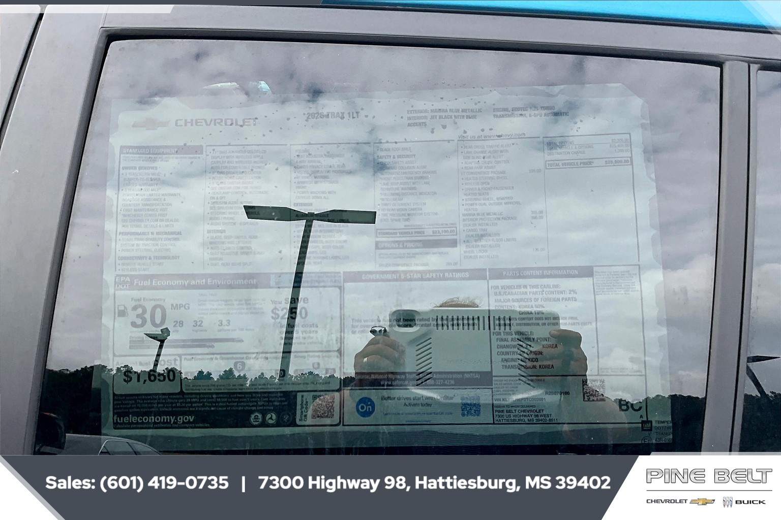 New 2026 Chevrolet Trax LT SUV in Hattiesburg #4NT13027 Pine