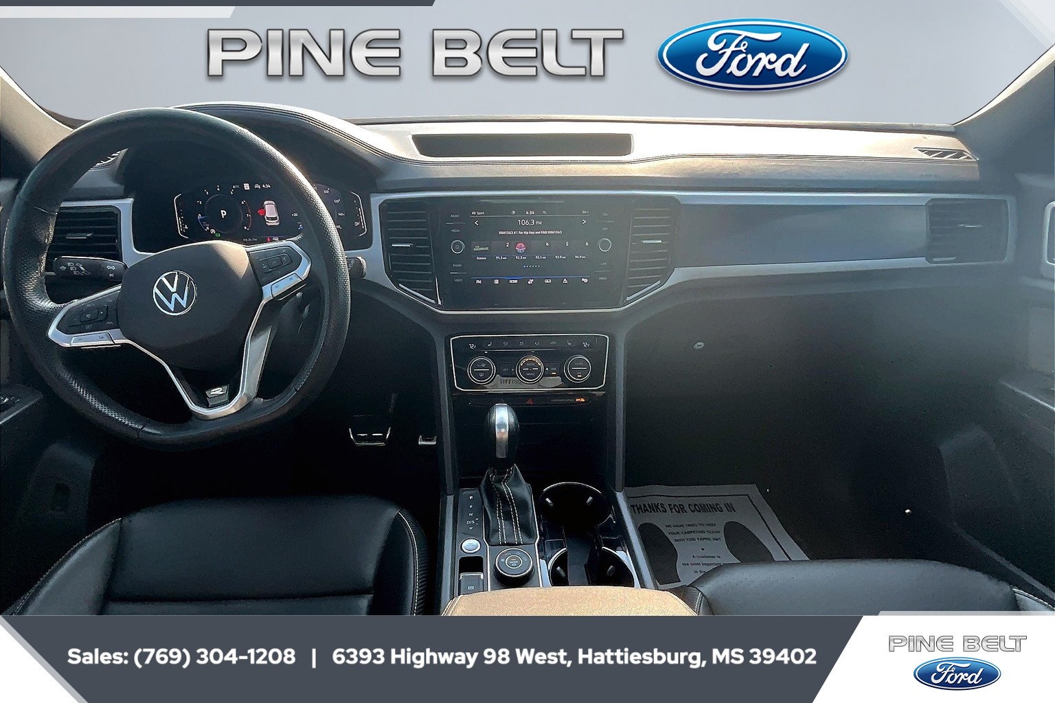 Replエース キャブon Steering ホイール シフター パッドdle カバー ベンツ W205 W177 W213 C117 W166 C218 X253 Pre-Owned 2023 Volkswagen Atlas Cross Sport 3.6L V6 SEL R-Line 4