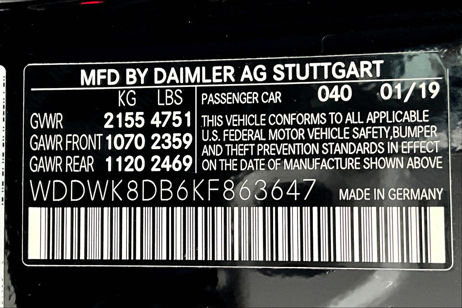Fit For Mercedes Mercedes-Benz V-class V206 central control panel Sticker  Trim