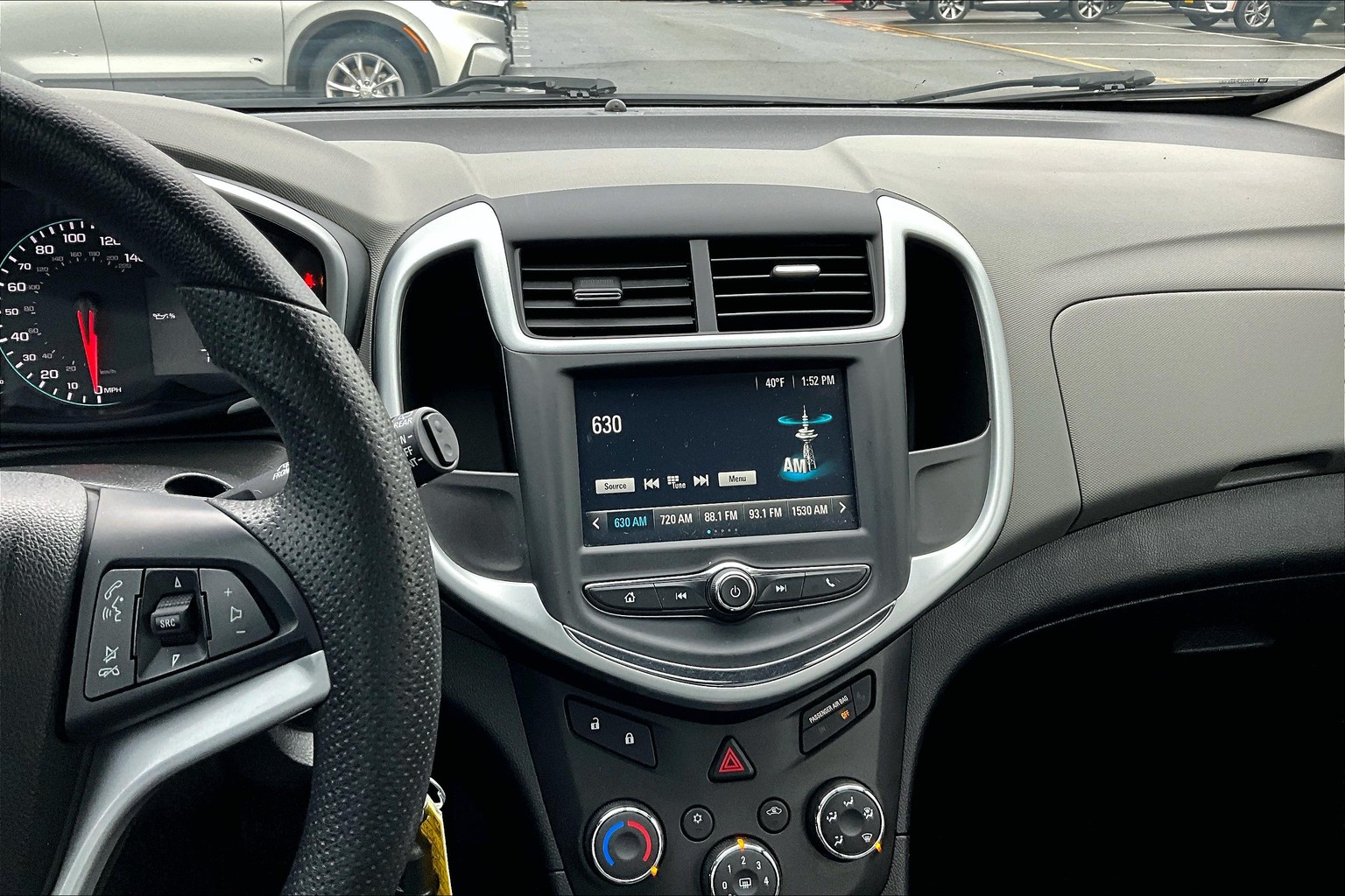 chevrolet sonic 2022 interior