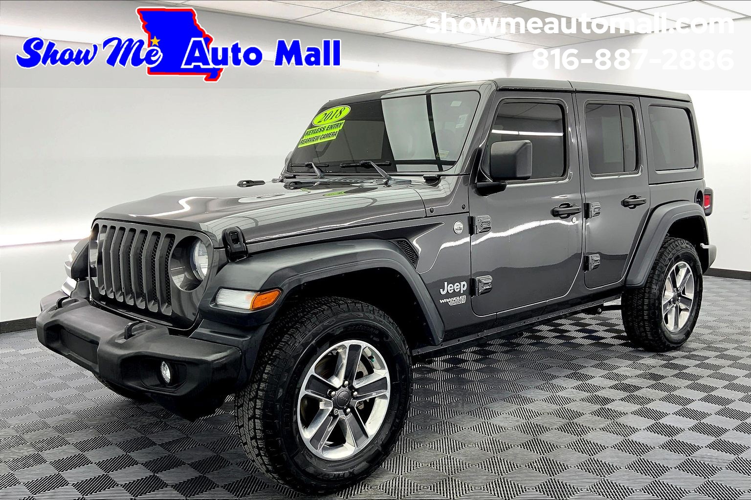 Pre-Owned 2018 Jeep Wrangler Unlimited Sport 4D Sport Utility in  Harrisonville #14337 | Show Me Auto Mall