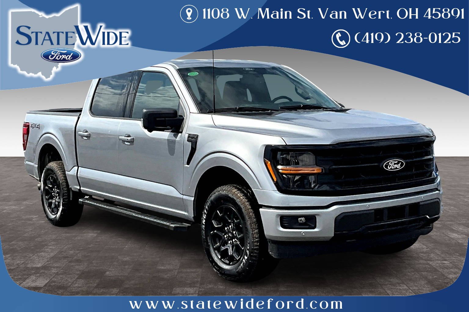 New 2025 Ford F-150 XLT SuperCrew® in Van Wert #48958 StateWide Ford