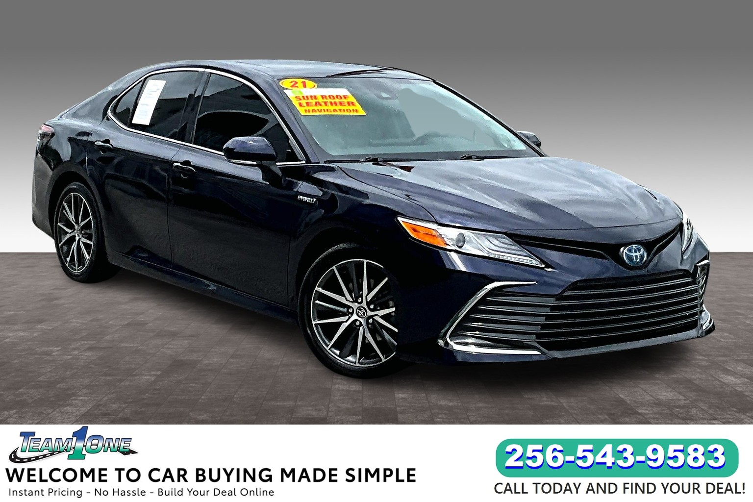 Pre-Owned 2021 Toyota Camry Hybrid XLE 4dr Car in Gadsden #MU024453 | Team  One Chevrolet Of Gadsden