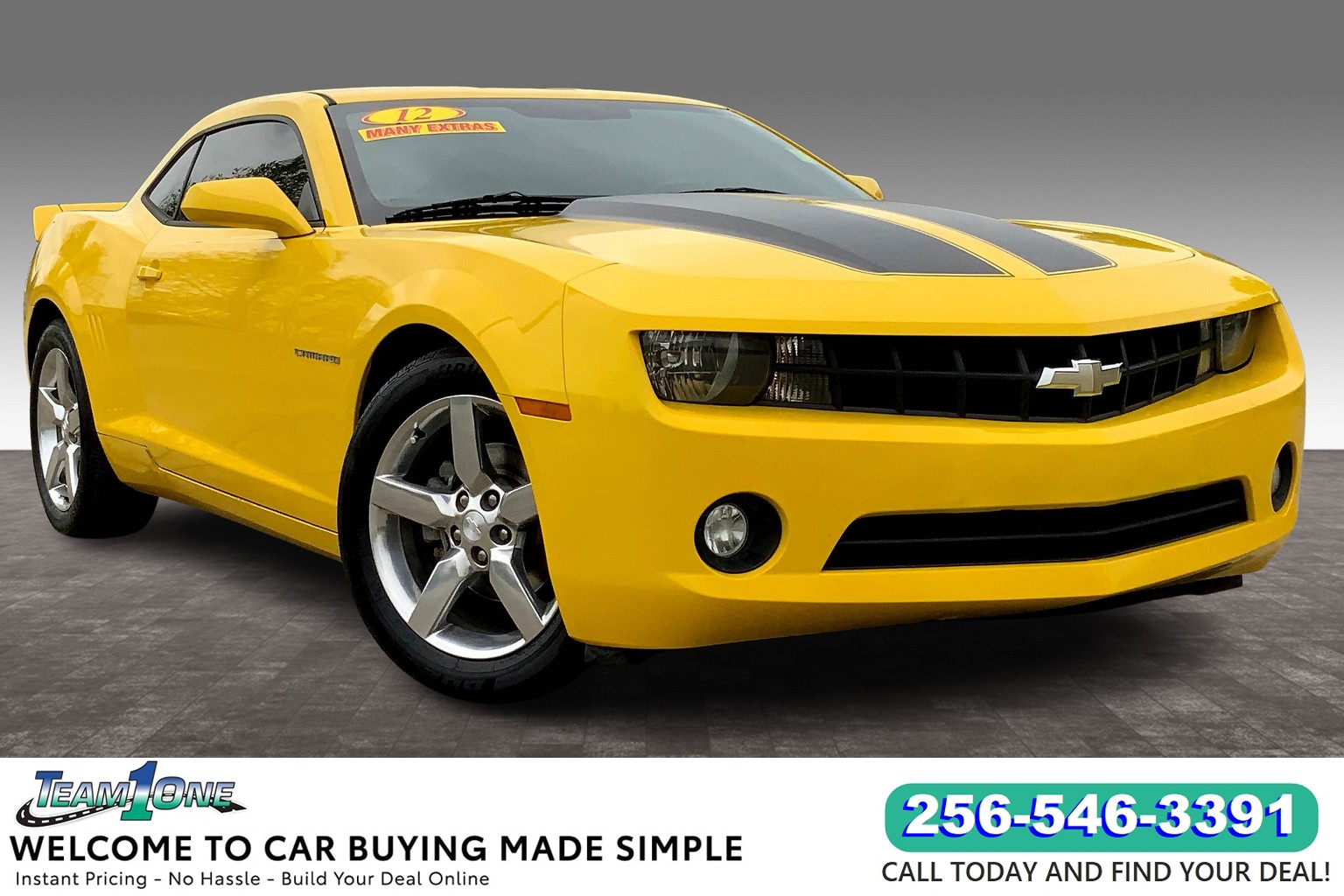 Pre-Owned 2012 Chevrolet Camaro 1LT Coupe in Rainbow City #C4239A | Team  One Hyundai of Gadsden