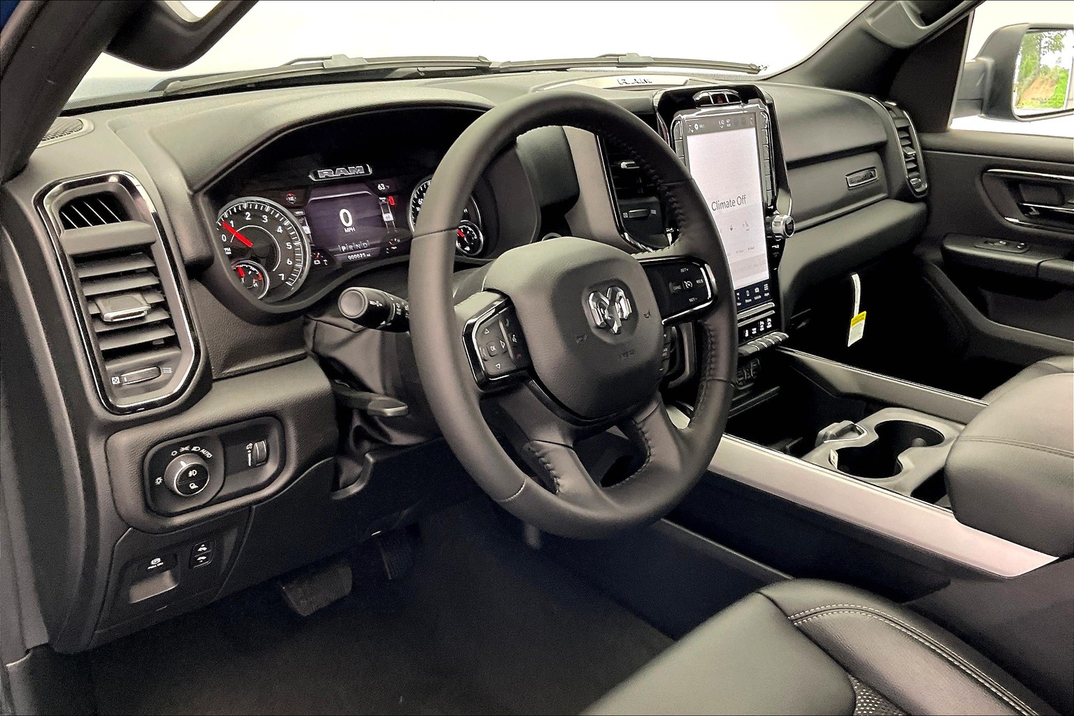 Steering Wheel and Dashboard in Dodge RAM 1500 Rebel · Free Stock Photo