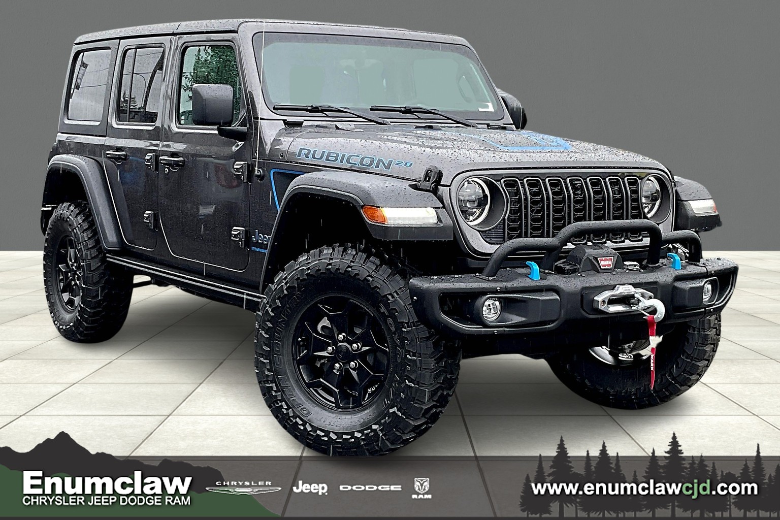 New 2023 Jeep Wrangler Rubicon 4xe 4D Sport Utility in #W704364