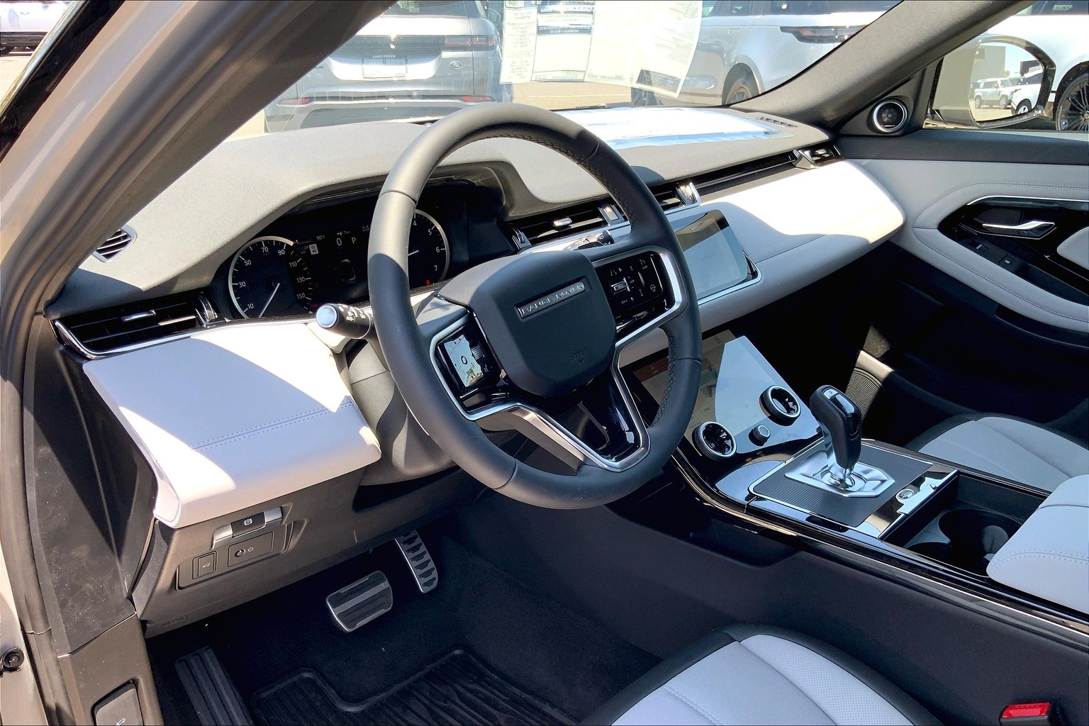 Range Rover Evoque Blue Interior